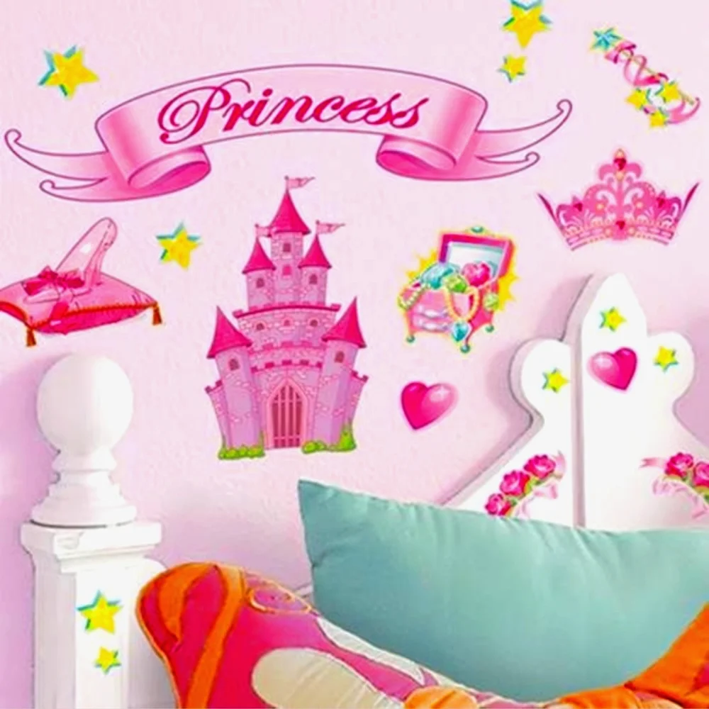 NEW Main Street Wall Creations Jumbo Wall Decals - Princess Collection